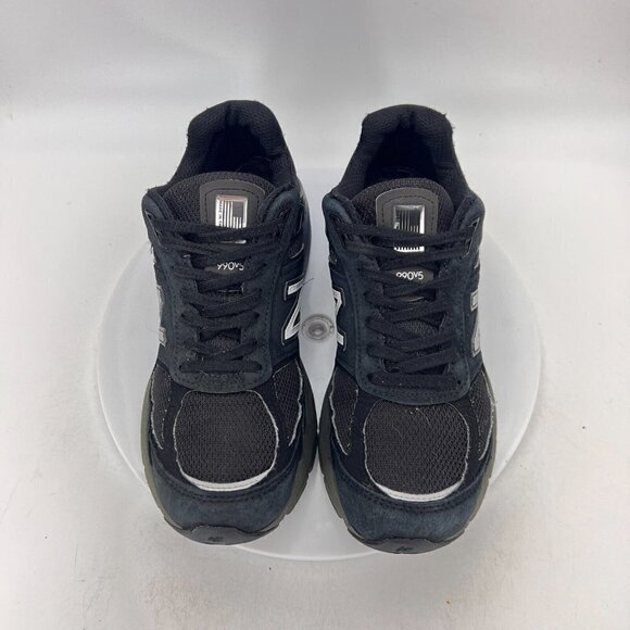 New Balance 990 Women Size 8.5 W990BK5 Black Suede Silver Low Top Running Shoes - Picture 3 of 14